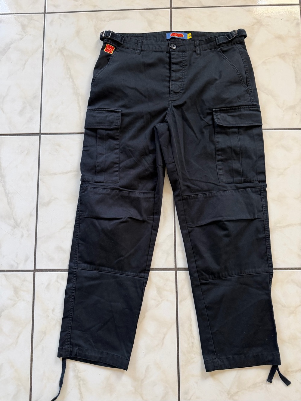 Empyre Black Cargo Pants with Utility Pockets
